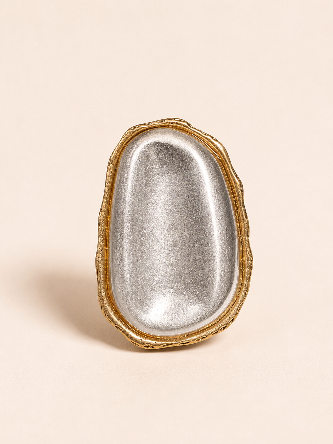 Silver Halo Statement Ring