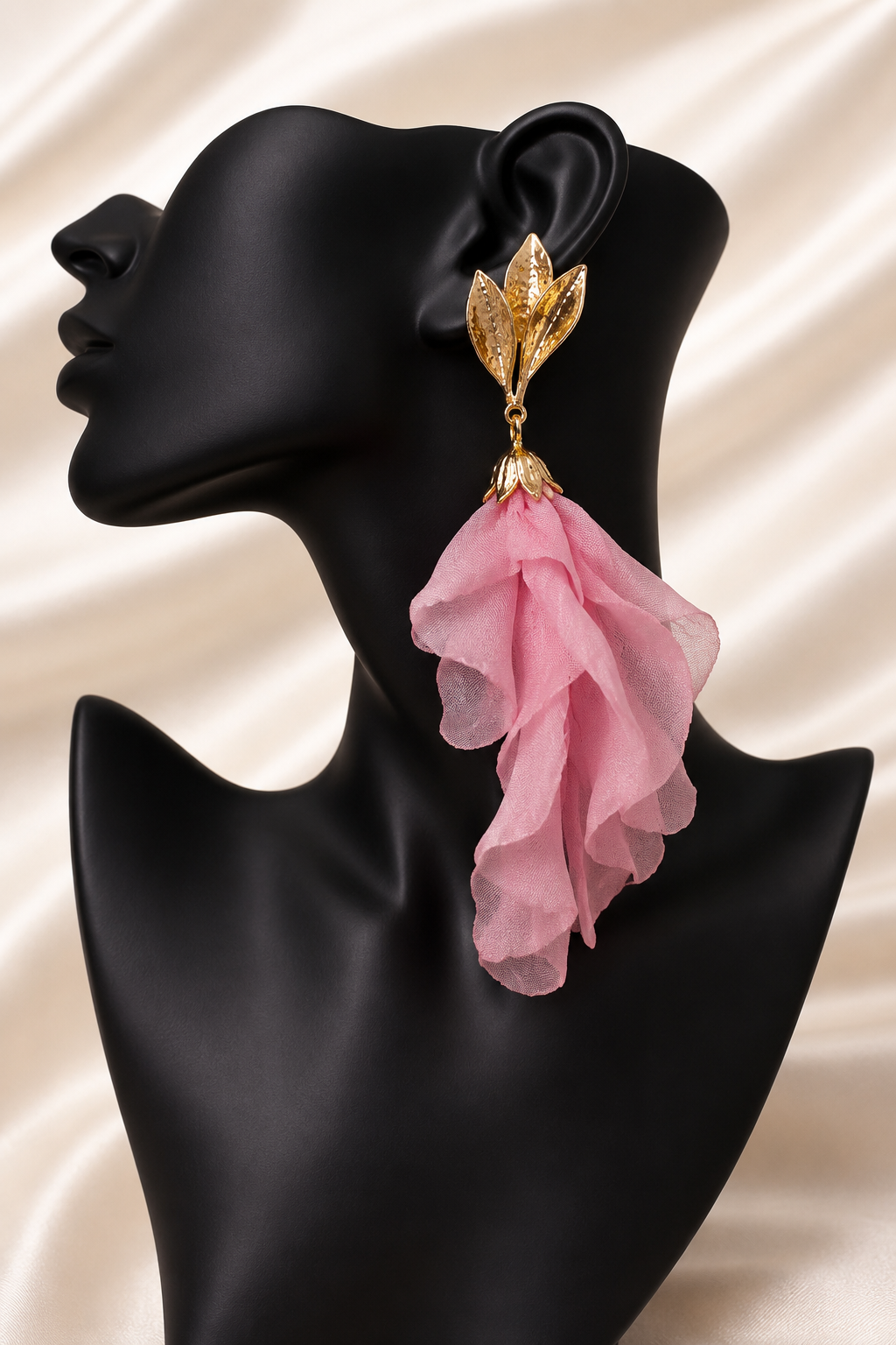 Swan Petal Earrings
