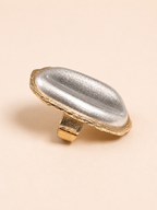 Silver Halo Statement Ring
