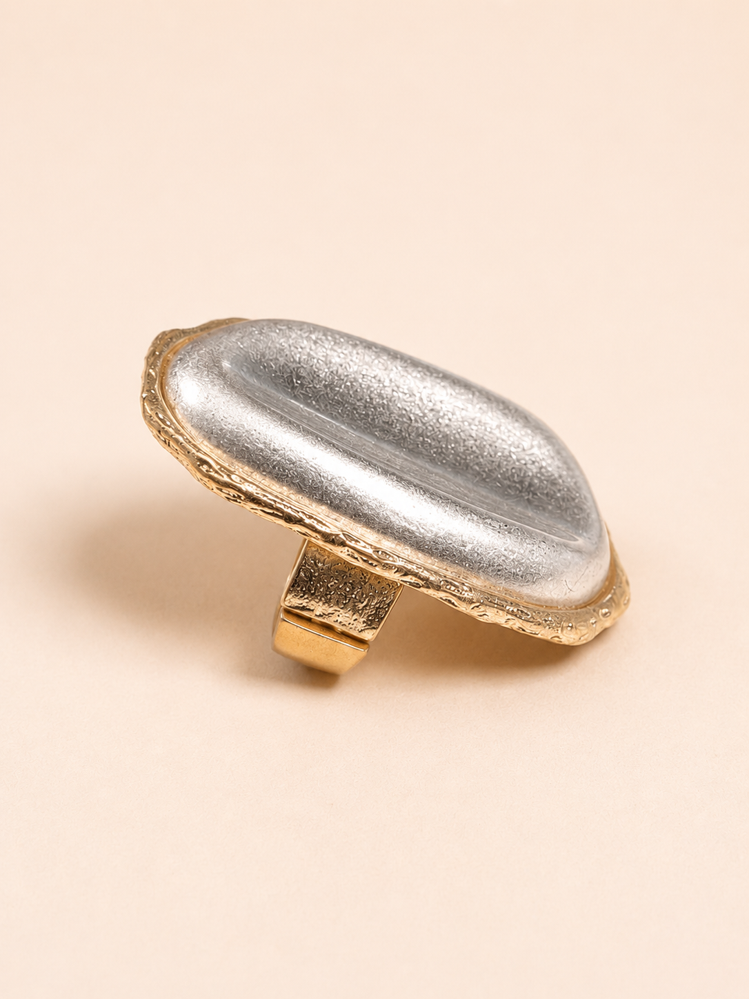 Silver Halo Statement Ring
