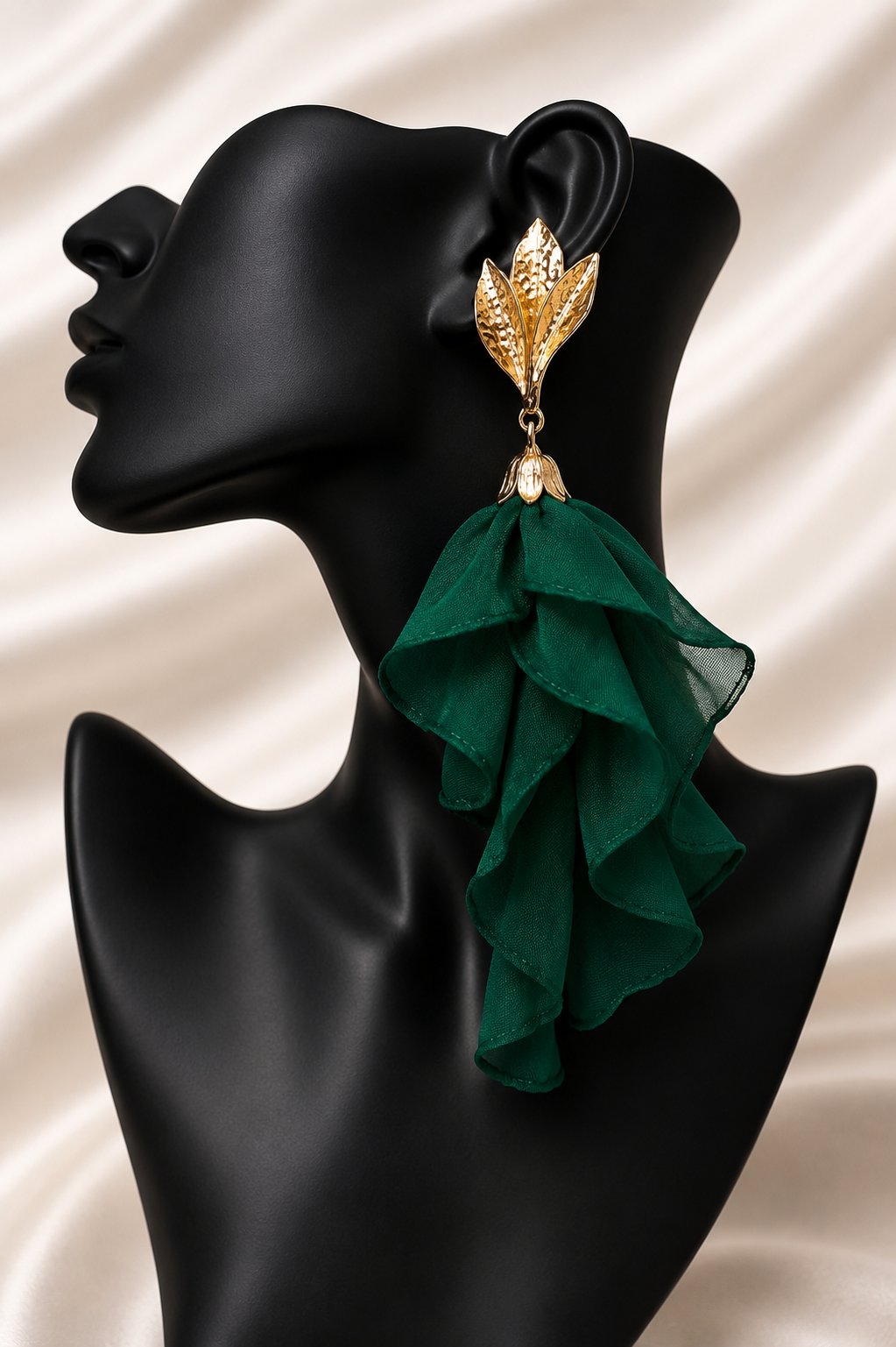 Swan Petal Earrings