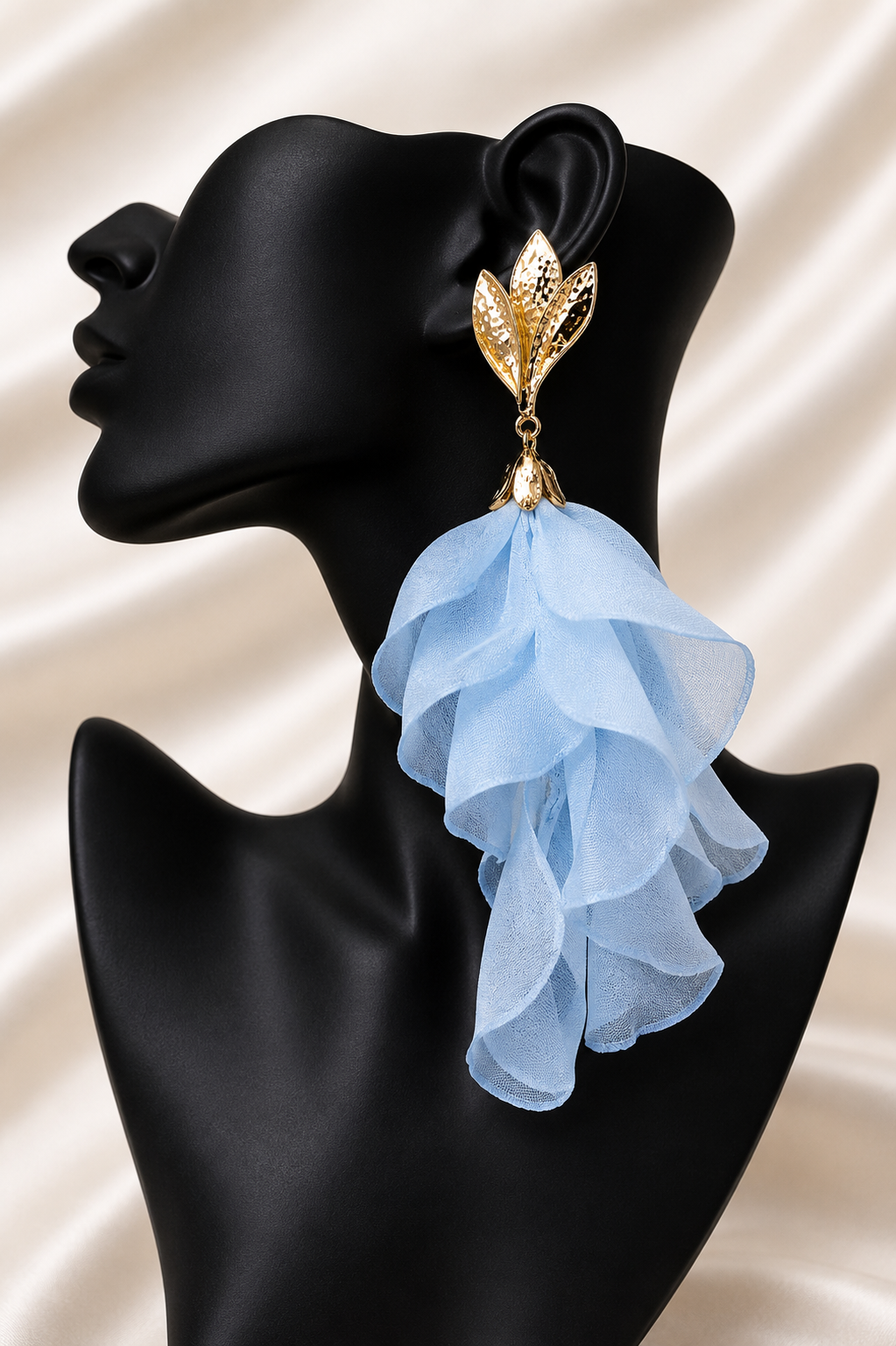 Swan Petal Earrings