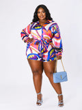 Plus Color Me Bold Pant Set