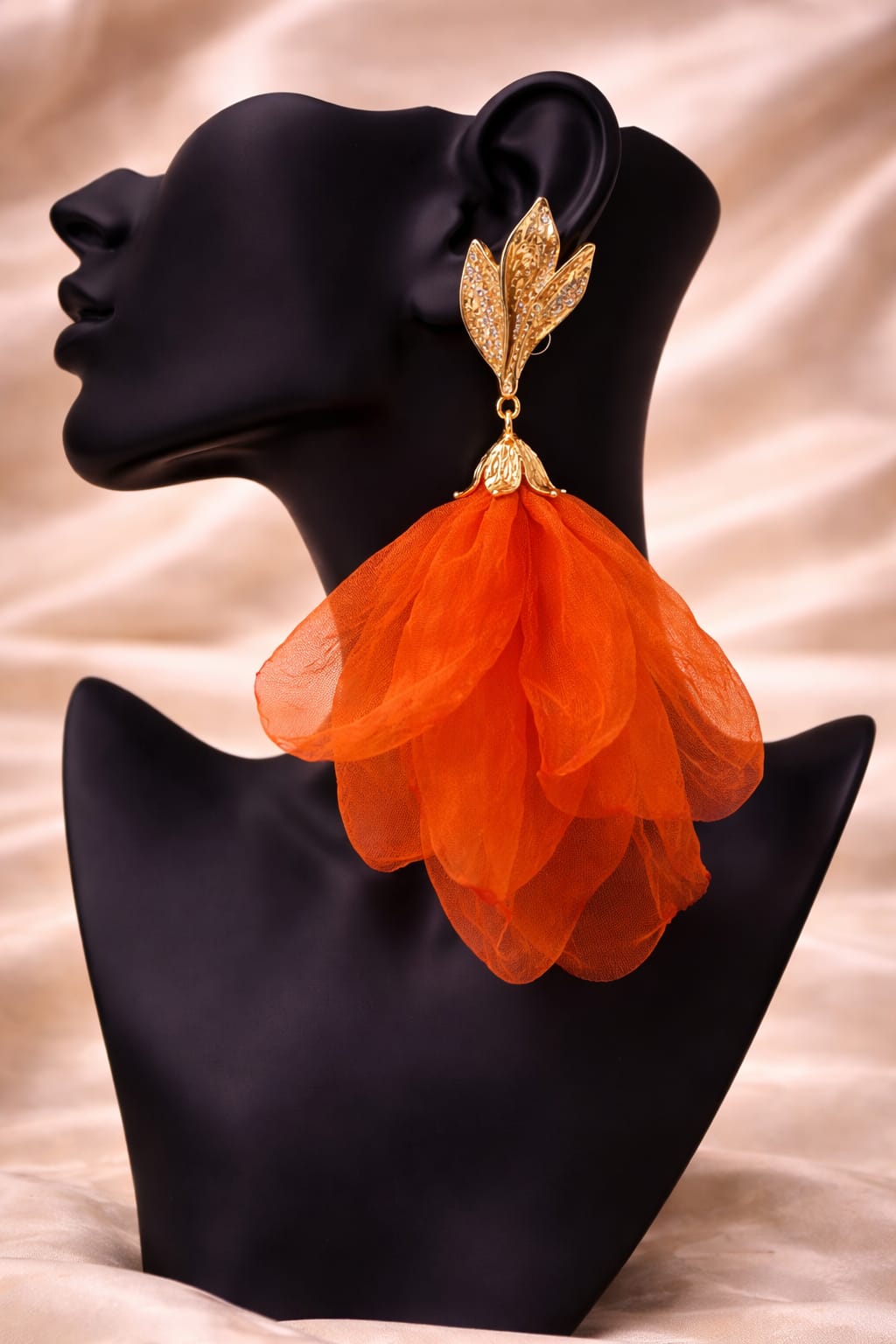 Swan Petal Earrings